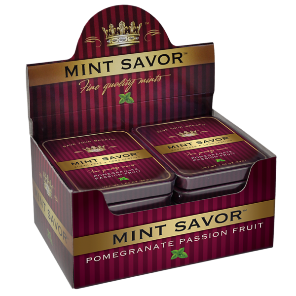 Mint Savor Pomegranate Box of 12